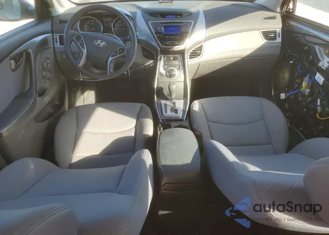 2013 Hyundai Elantra Gls from USA, damaged, VIN KMHDH4AEXDU777632